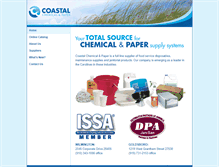 Tablet Screenshot of coastalchemicalinc.com